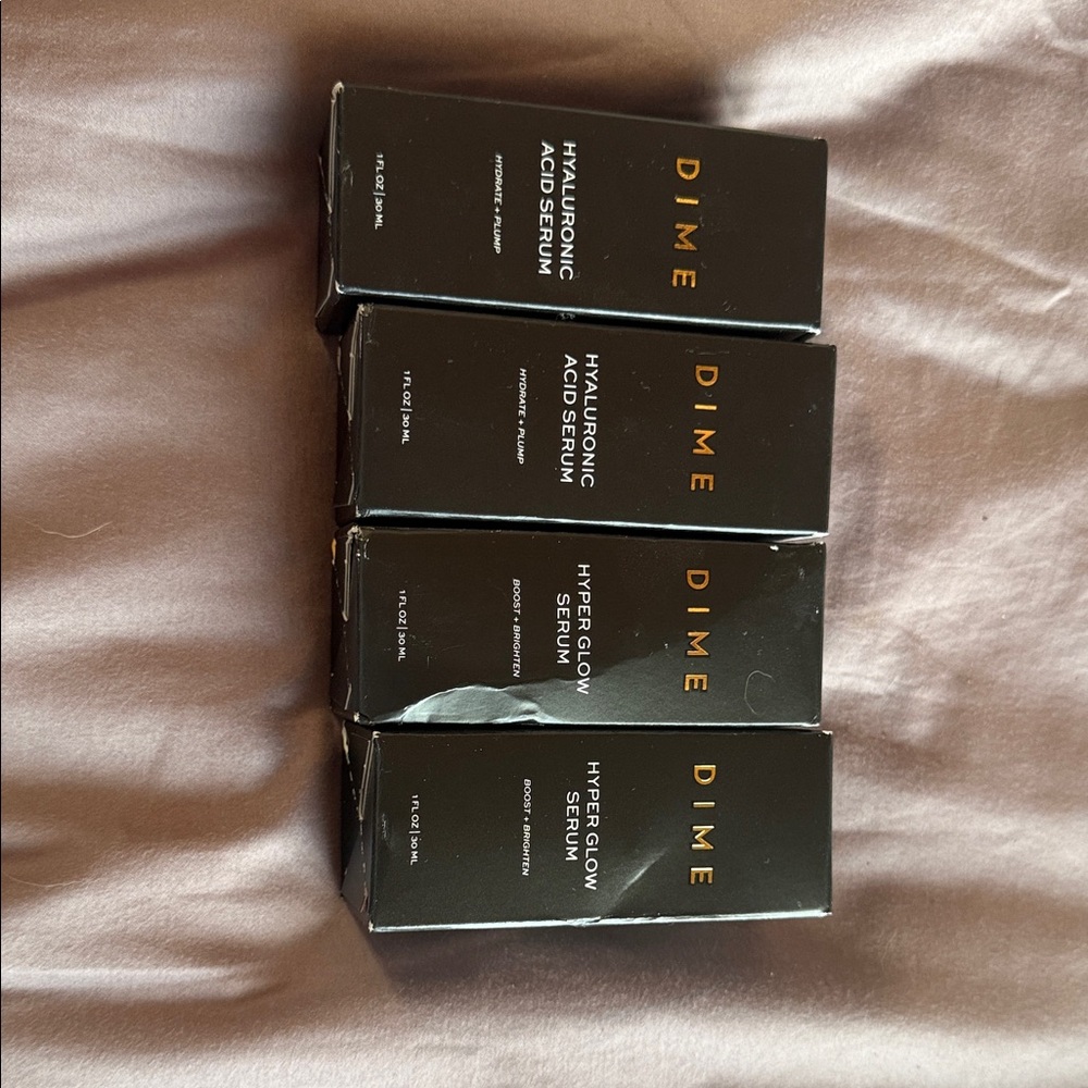 Dime Hyaluronic Acid and Hyper Glow Serum - Black